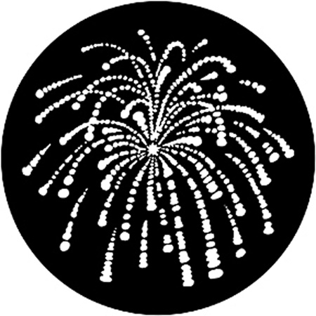 Gobo ROSCO DHA 77766 Fireworks 1 - Taille B (86 mm)