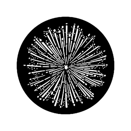 Gobo ROSCO DHA 77767 Fireworks 2 - Taille A (100 mm)