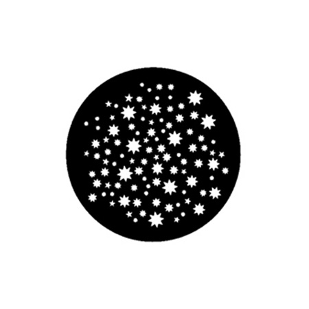 Gobo GAM 777 Stars on stars - Taille B (86 mm)