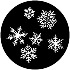 Gobo ROSCO DHA 77772 Snowflakes - Taille M (66 mm)