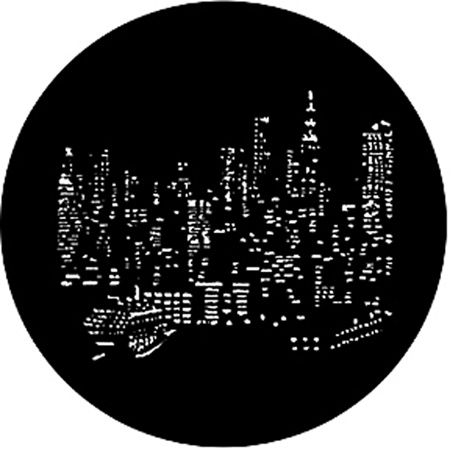 Gobo ROSCO DHA 77287 Nyc skyline - Taille A (100 mm)