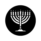 Gobo ROSCO DHA 78007 Candles/Menorah - Taille A (100 mm)