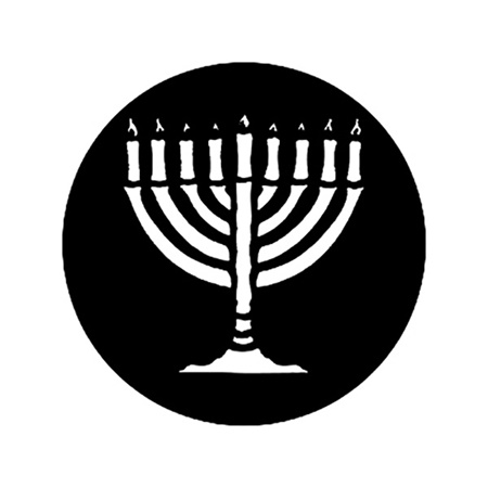 Gobo ROSCO DHA 78007 Candles/Menorah - Taille A (100 mm)