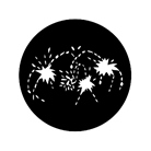 Gobo ROSCO DHA 77800 Fireworks 4A - Taille B (86 mm)