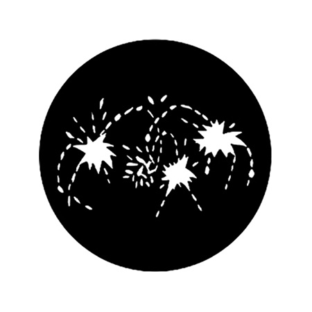 Gobo ROSCO DHA 77800 Fireworks 4A - Taille B (86 mm)