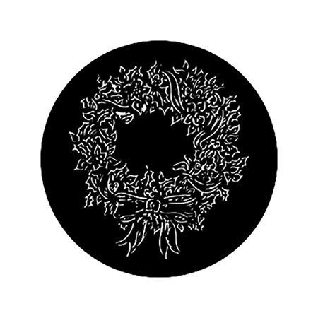 Gobo ROSCO DHA 78812 Christmas wreath - Taille A (100 mm)