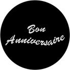 Gobo ROSCO DHA 78813 Bon anniversaire - Taille A (100 mm)