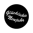 Gobo ROSCO DHA 78016 Gluckliches neujahr - Taille A (100 mm)