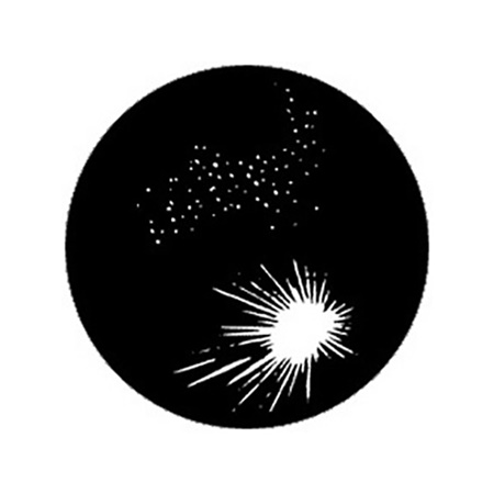 Gobo ROSCO DHA 78011 Fireworks 5A - Taille B (86 mm)