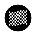 Gobo ROSCO DHA 78051 Chequered flag 2 - Taille A (100 mm)