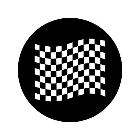 Gobo ROSCO DHA 78051 Chequered flag 2 - Taille B (86 mm)