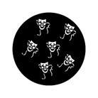 Gobo ROSCO DHA 78110 Drama masks - Taille A (100 mm)