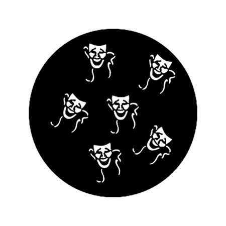 Gobo ROSCO DHA 78110 Drama masks - Taille A (100 mm)