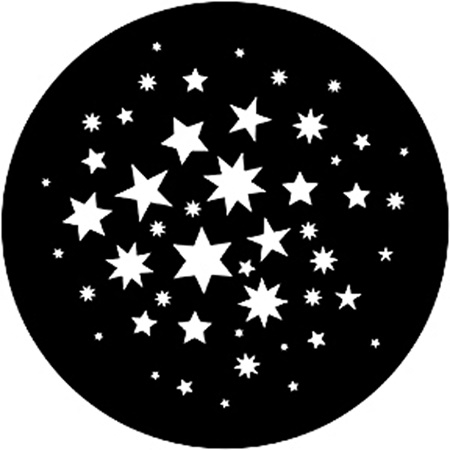 Gobo ROSCO DHA 78122 Stars 7 - Taille A (100 mm)