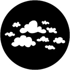 Gobo ROSCO DHA 78169 Childish clouds - Taille A (100 mm)