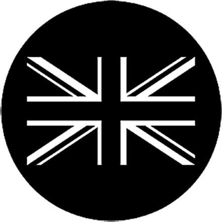 Gobo ROSCO DHA 77867 Union jack white - Taille A (100 mm)