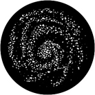 Gobo ROSCO DHA 77896 Nebula - Taille B (86 mm)