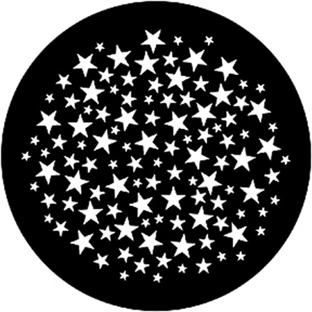 Gobo ROSCO DHA 77932 Stars 6 - Taille A (100 mm)