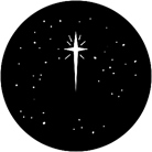 Gobo ROSCO DHA 77941 Christmas stars - Taille A (100 mm)