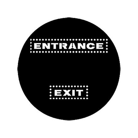 Gobo ROSCO DHA 77971 Exit Entrance - Taille A (100 mm)