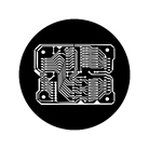 Gobo ROSCO DHA 77972 Printed circuit - Taille A (100 mm)