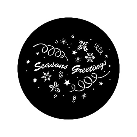 Gobo ROSCO DHA 77983 Seasons greetings - Taille A (100 mm)