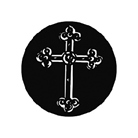 Gobo GAM n° 812 Carved Cross - Taille A (100 mm)