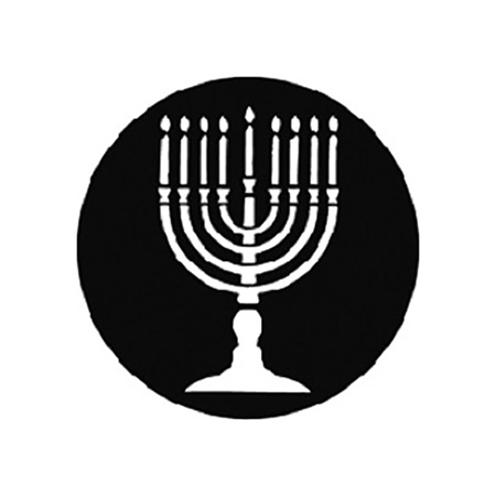 Gobo GAM n° 814 Menorah - Taille A (100 mm)