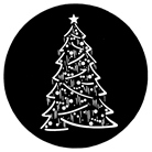 Gobo GAM 824 Christmas tree composite - Taille A (100 mm)