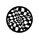 Gobo GAM n° 847 Checkerboard Visions - Taille A (100 mm)