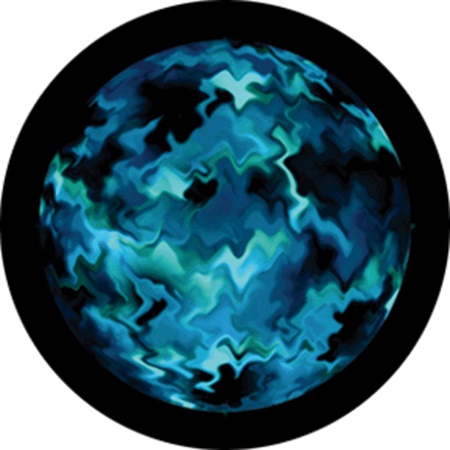 Gobo ROSCO Abstract 86729 Aquatic Mix - Taille A (100 mm)