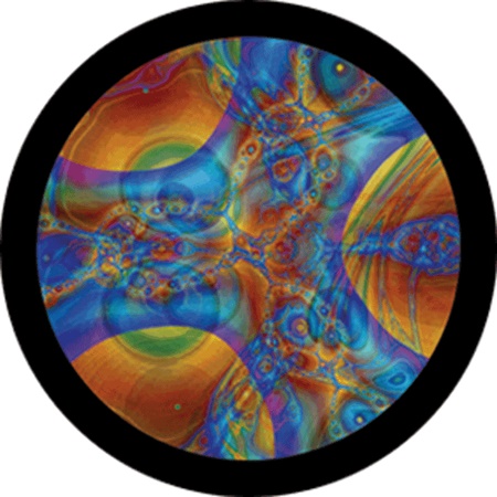 Gobo ROSCO Abstract 86743 Sky-Dye Fusion - Taille A (100 mm)