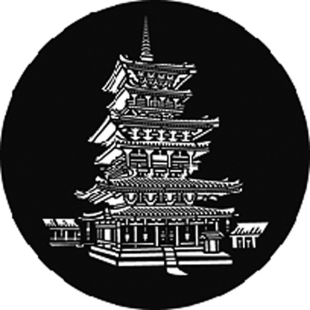 Gobo GAM n° 890 Pagoda - Taille B (86 mm)