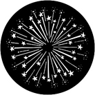 Gobo ROSCO DHA 79055 Shooting stars 2 - Taille A (100 mm)