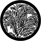 Gobo ROSCO DHA 79109 Tropical leaves - Taille M (66 mm)