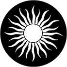 Gobo ROSCO DHA 79177 Grecian sun - Taille B (86 mm)