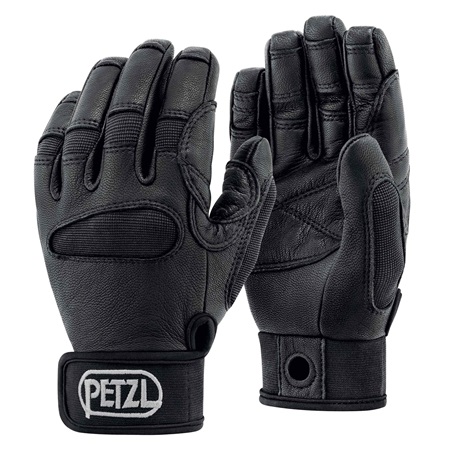 Paire de gants de Rigger PETZL Cordex Plus cuir naturel noir - L