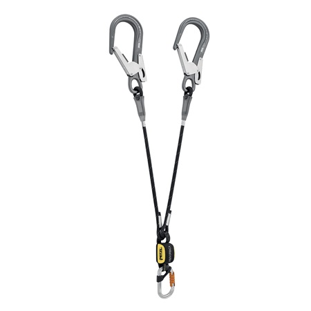 Longe double avec absorbeur d'énergie PETZL Absorbica-Y MGO