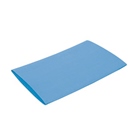 Manchon thermorétractable bleu 38/12mm - Longueur 10cm