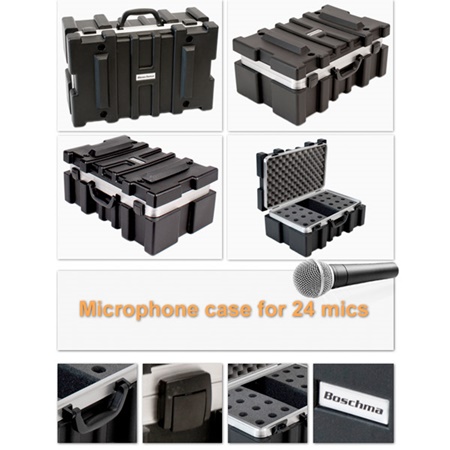 Malle Microphone Case BOSCHMA CASES pour 24 micros