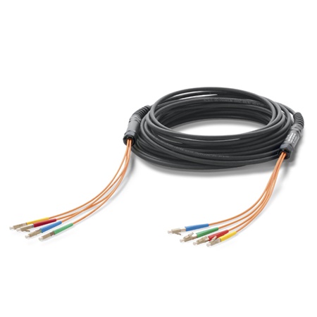 Fibre optique multimode 4 LC / 4 LC pour installation fixe SOMMER 300m