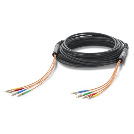 Fibre optique multimode 4 SC / 4 SC pour installation fixe SOMMER 50m