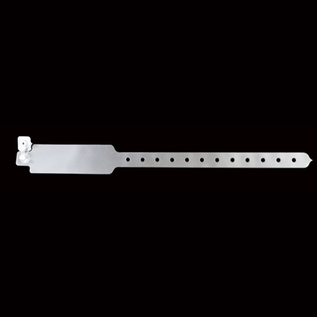 Bracelet large d'identification vinyle XL 25cm x 25mm translucide