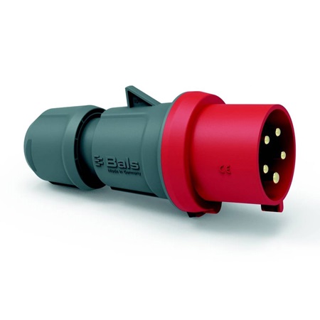 Fiche mâle P17 BALS IP 44-7 32A tétra - 400V (3P+N+T)