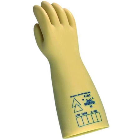 Paire de gants isolant électrique en latex PLB - Taille 11