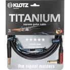 Cordon de guitare très flexible KLOTZ Titanium Jack mono 6.35 - 3m