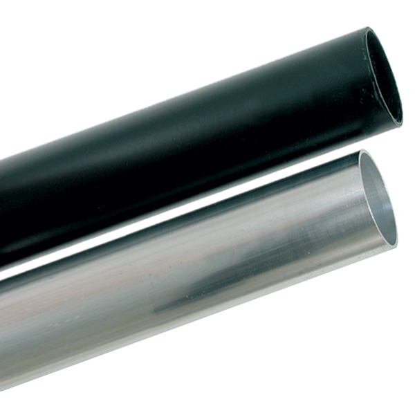 Tube en aluminium 3,0 mm noir (E) / Ø 48,3 mm