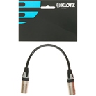 Cordon adaptateur stéréo XLR 3 mâle - XLR 3 mâle KLOTZ CABLES