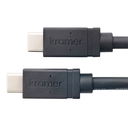 Cordon USB 3.2 Gen 2 type C mâle-mâle KRAMER C-U32/FF-3 - 90cm