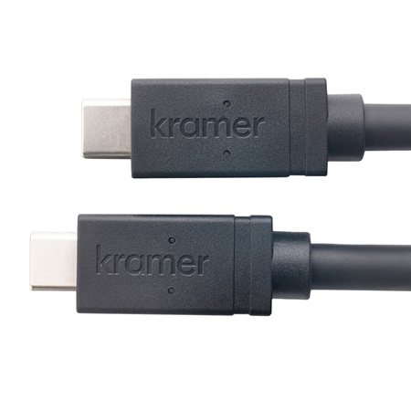 Cordon USB 3.2 Gen 2 type C mâle-mâle KRAMER CA-U32/FF-10 - 3m